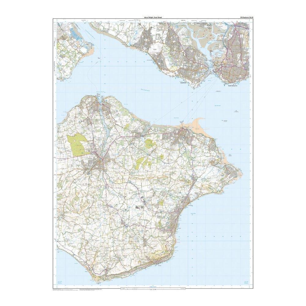 Explorer OL29 Isle of Wight Map With Digital Version - Image 3
