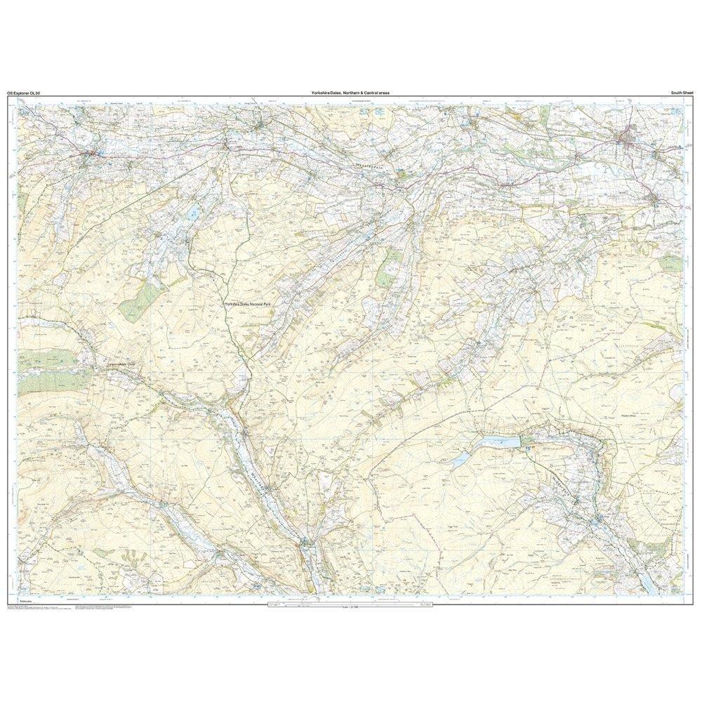 Explorer OL30 Yorkshire Dales - Northern & Central Areas Map With Digital Version - Image 4