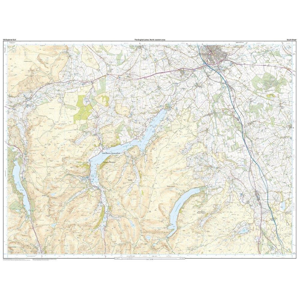 Explorer OL5 The English Lakes – North Eastern area Map With Digital Version - Image 4