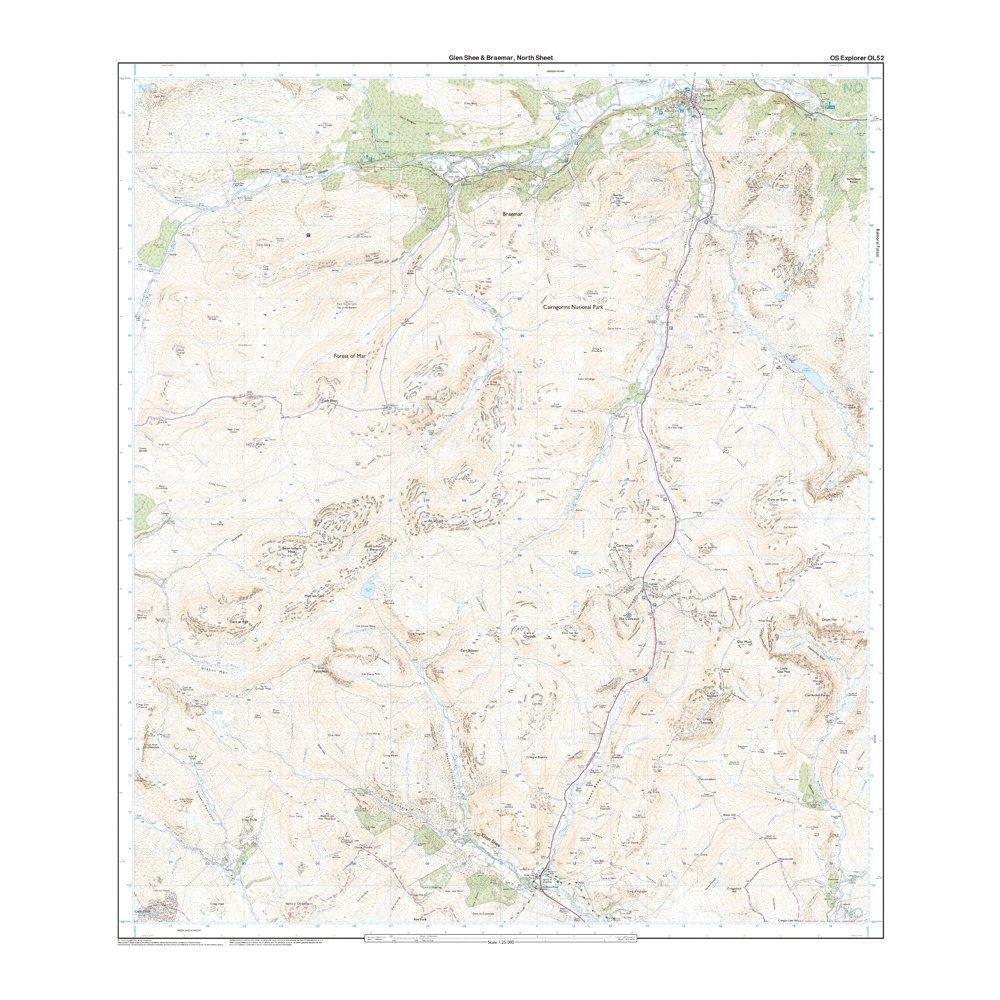 Explorer OL52 Glen Shee & Braemar Map With Digital Version - Image 3