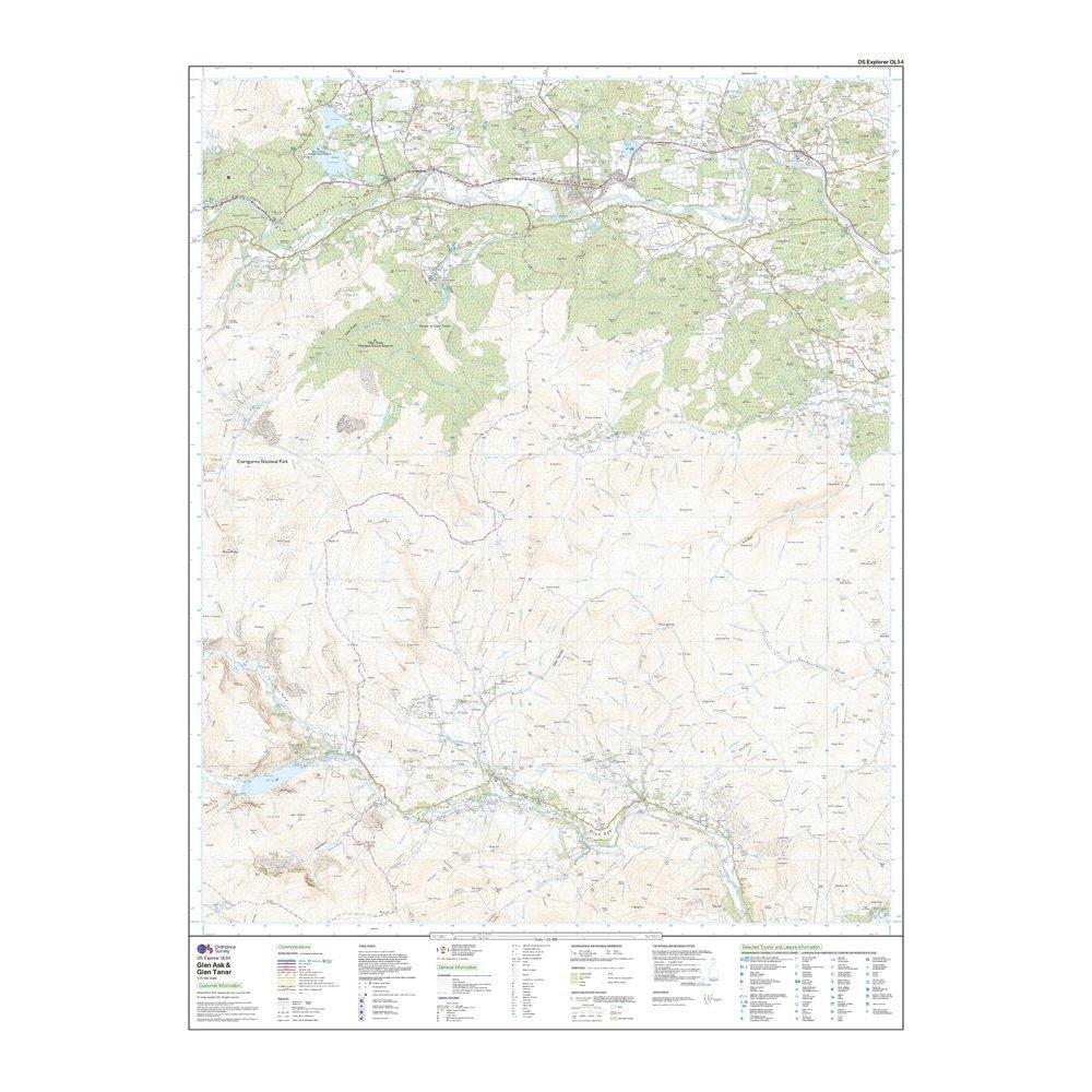 Explorer OL54 Glen Esk & Glen Tanar Map With Digital Version - Image 3