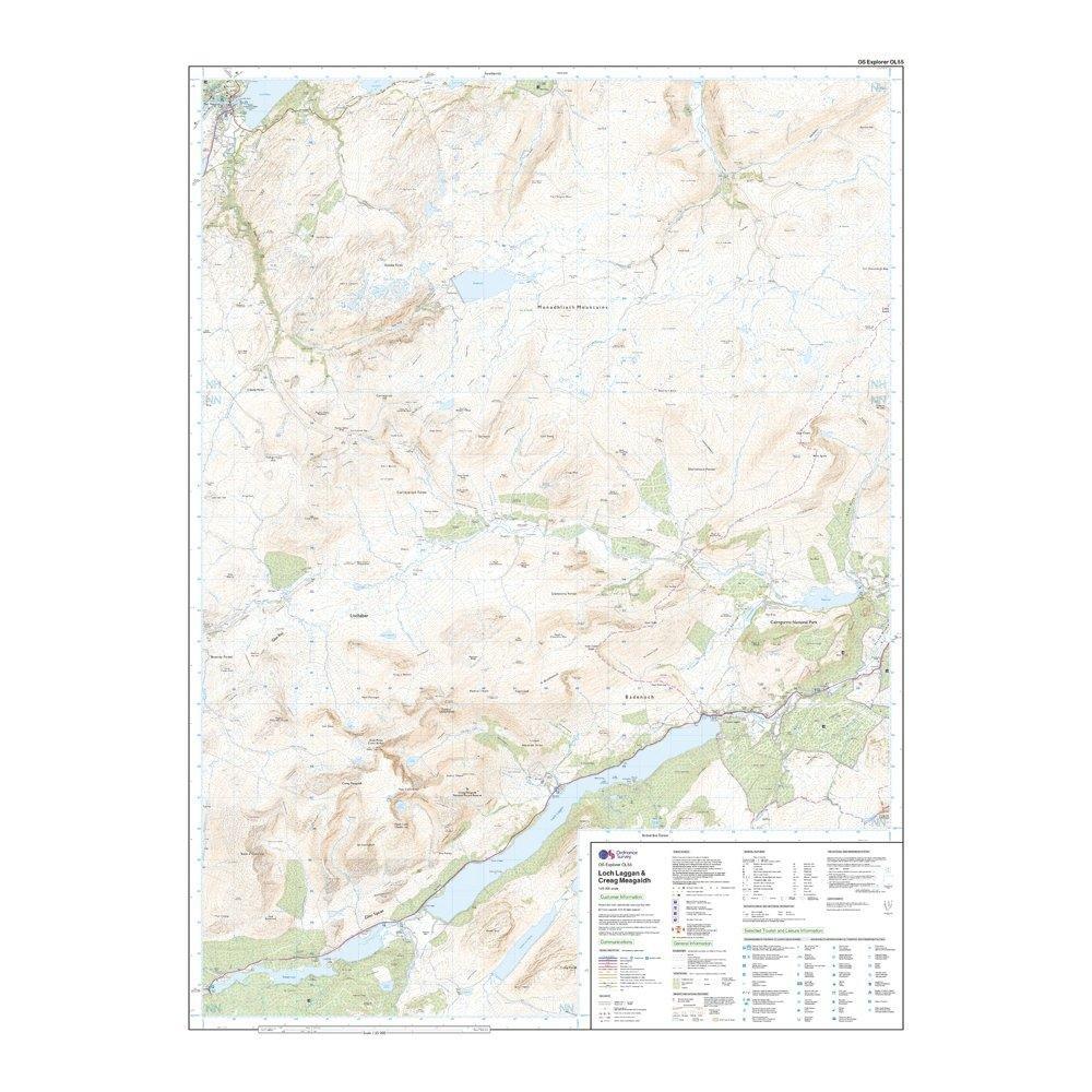Explorer OL55 Loch Laggan & Creag Meagaidh Map With Digital Version - Image 3