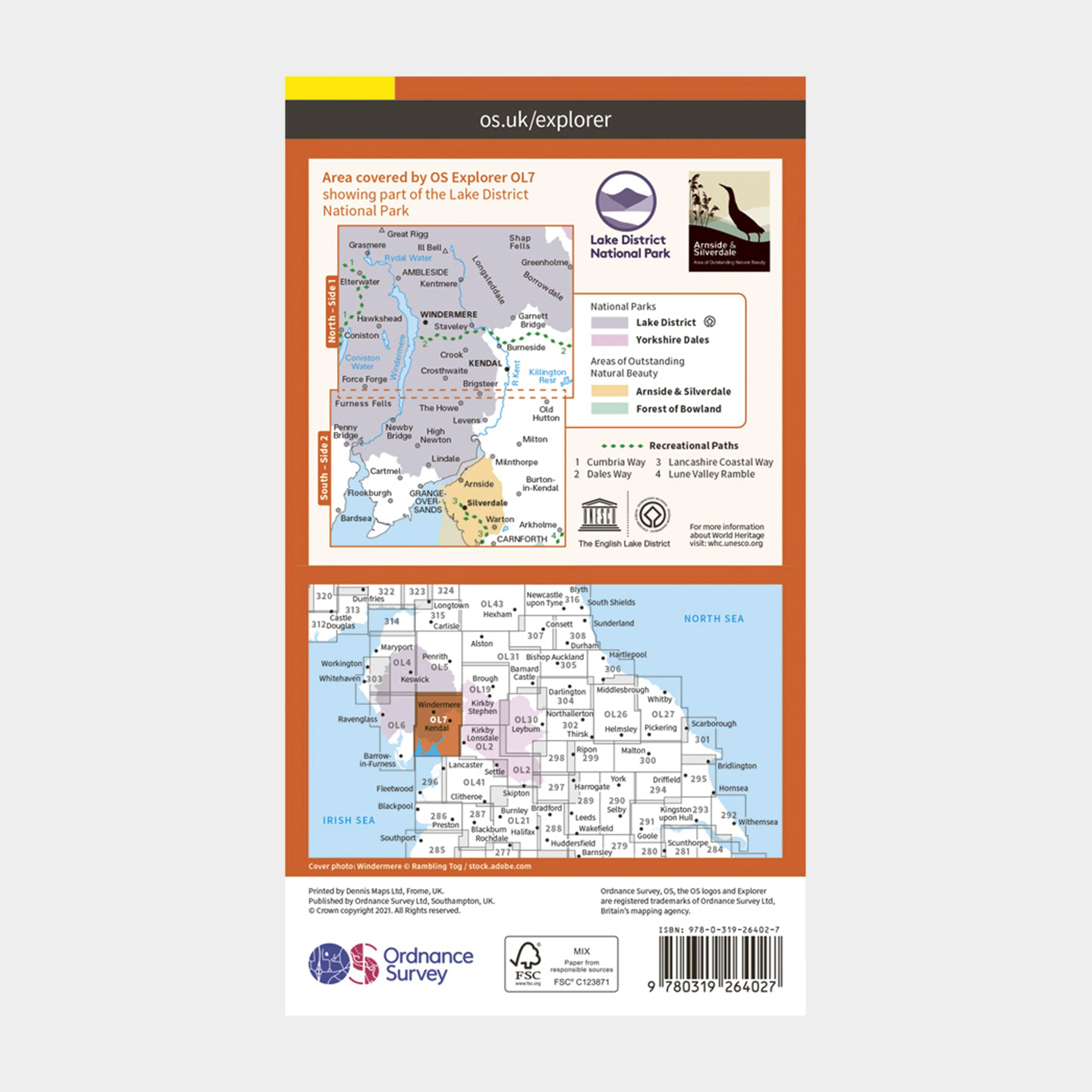 Explorer OL7 The English Lakes – South Eastern Area With Digitial Version - Image 2