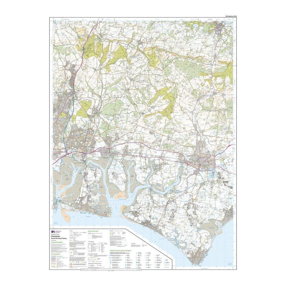 Explorer OL8 Chichester, South Harting & Selsey Map With Digital Version - Image 3