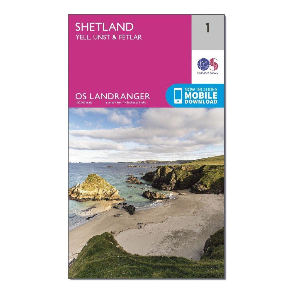 Landranger 1 Shetland  Yell, Unst and Fetlar Map With Digital Version - Image 4