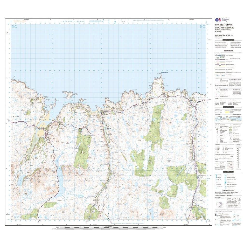 Landranger 10 Strathnaver, Bettyhill & Tongue Map With Digital Version - Image 3