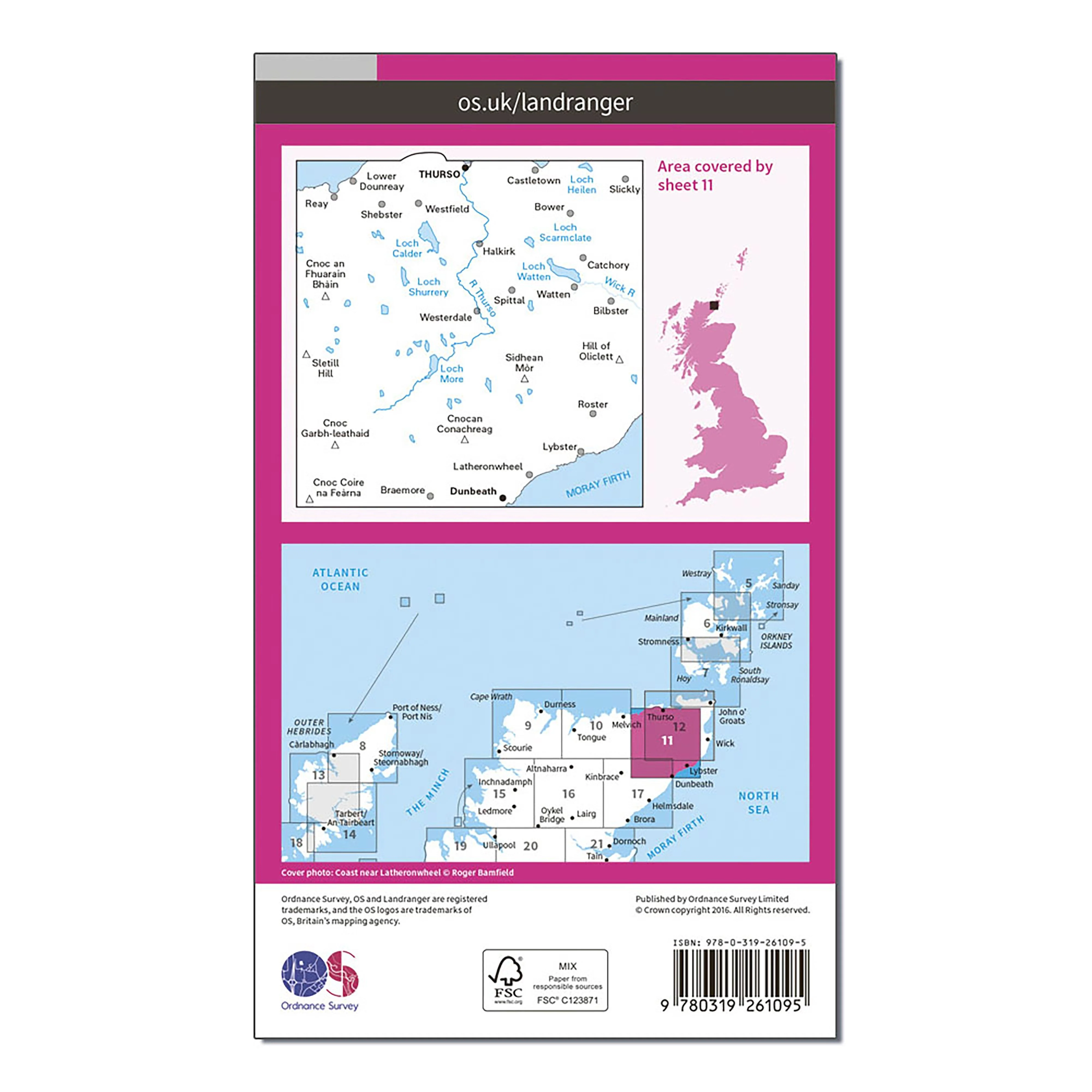 Landranger 11 Thurso & Dunbeath Map With Digital Version - Image 2