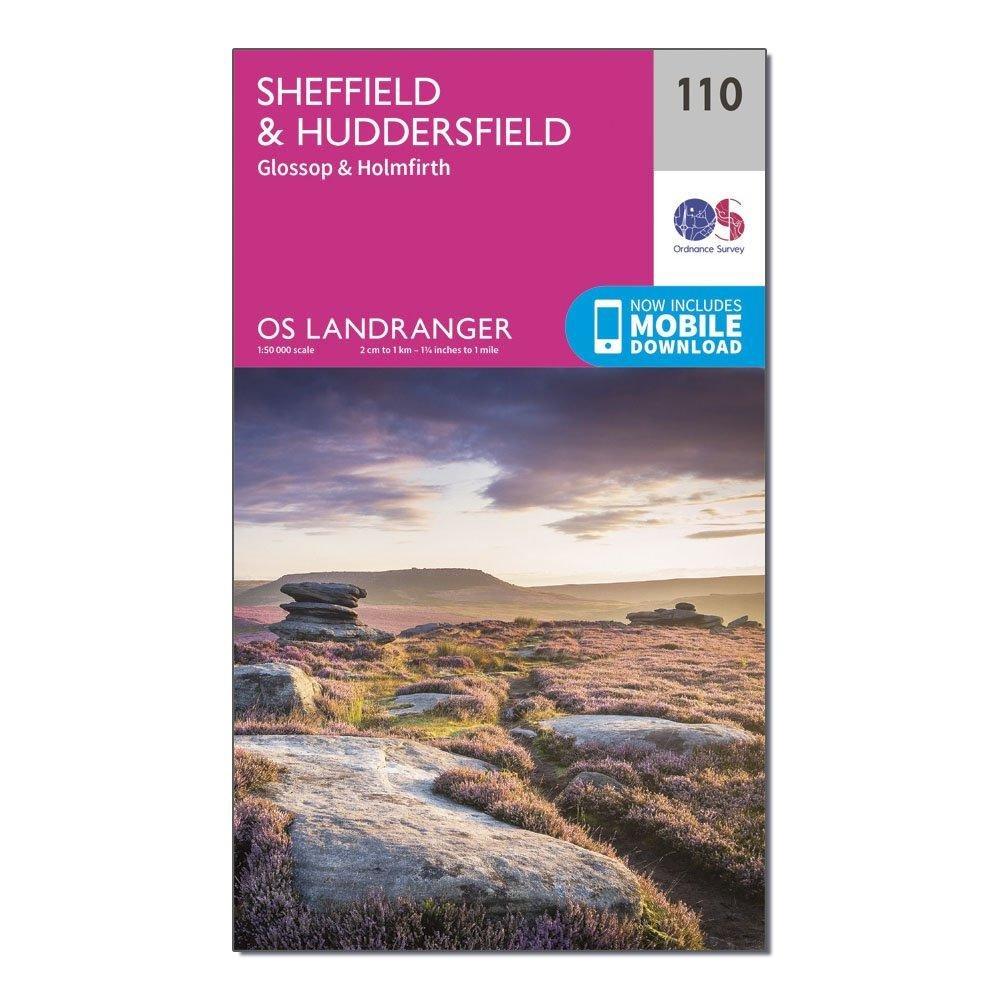 Landranger 110 Sheffield & Huddersfield, Glossop & Holmfirth Map With Digital Version - Image 4