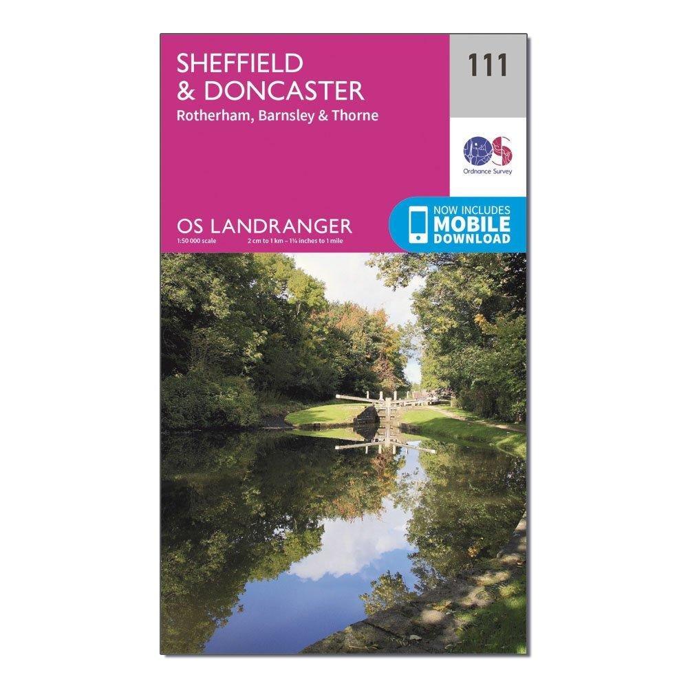 Landranger 111 Sheffield & Doncaster, Rotherham, Barnsley & Thorne Map With Digital Version - Image 4