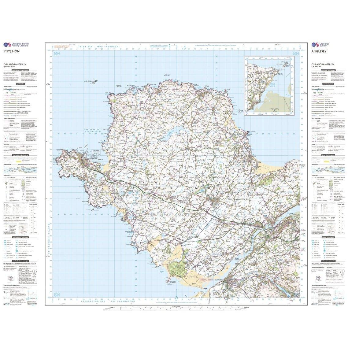 Landranger 114 Anglesey Map With Digital Version - Image 3