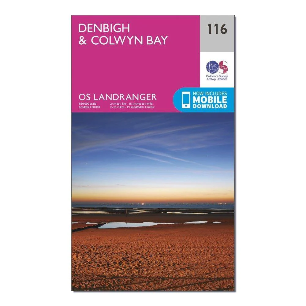 Landranger 116 Denbigh & Colwyn Bay Map With Digital Version - Image 4