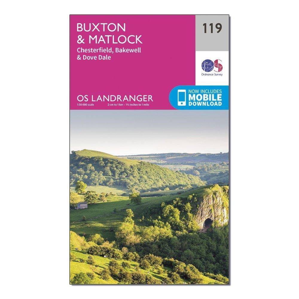 Landranger 119 Buxton, Matlock, Bakewell & Dove Dale Map With Digital Version - Image 4