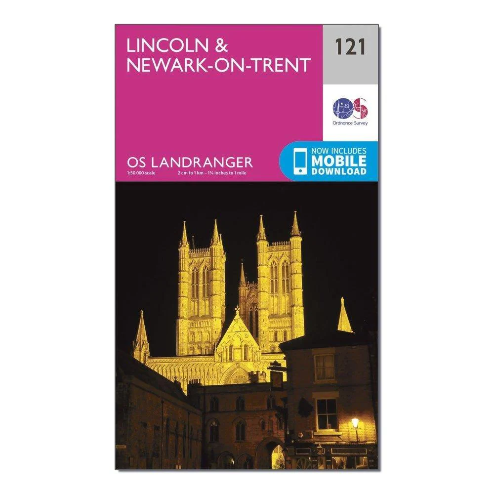 Landranger 121 Lincoln & Newark-on-Trent Map With Digital Version - Image 4