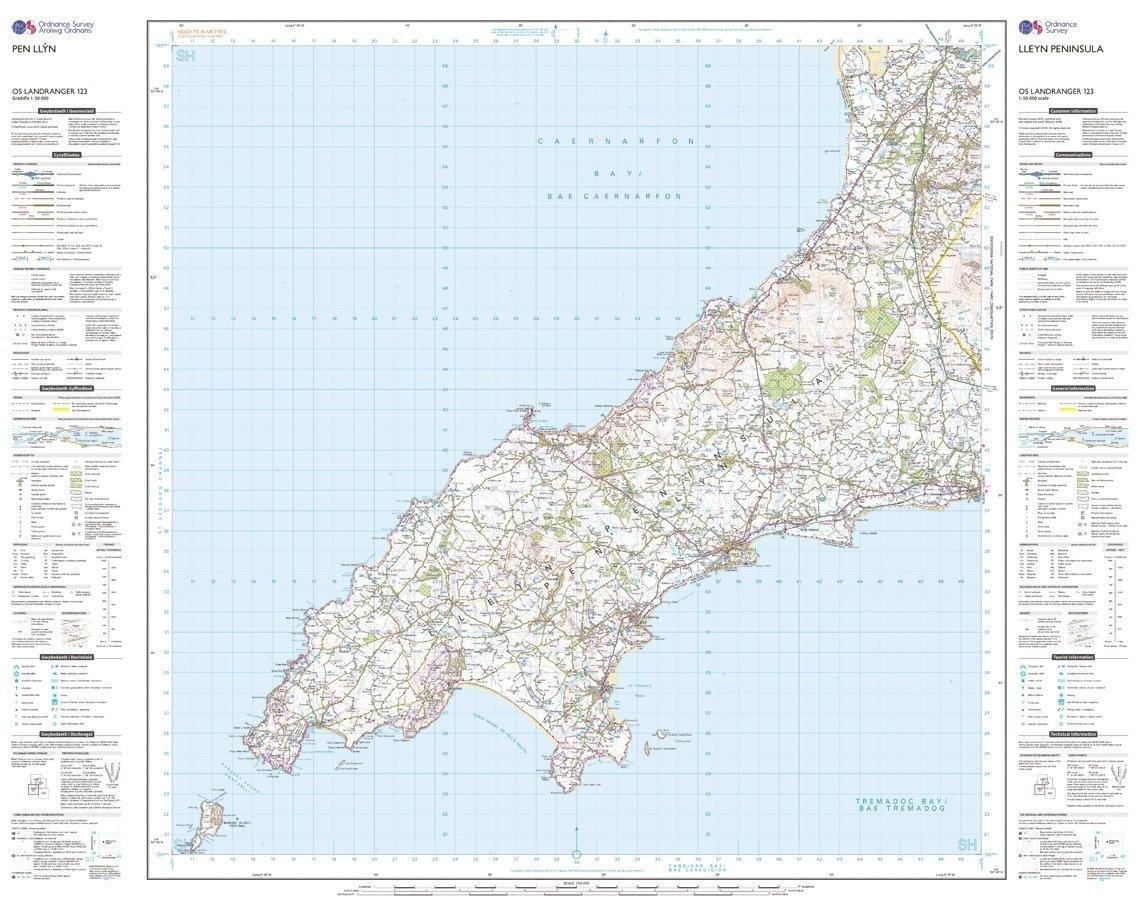 Landranger 123 Lleyn Peninsula Map With Digital Version - Image 3