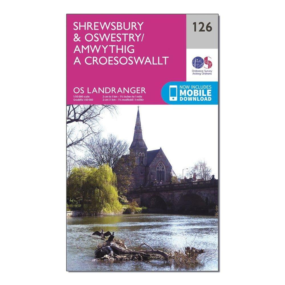 Landranger 126 Shrewsbury & Oswestry Map With Digital Version - Image 4