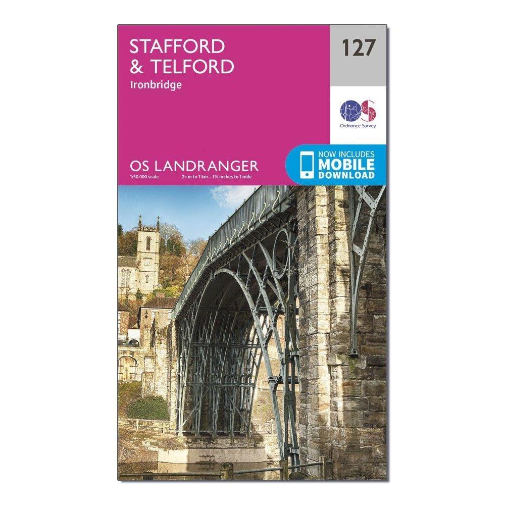 Landranger 127 Stafford & Telford, Ironbridge Map With Digital Version - Image 4