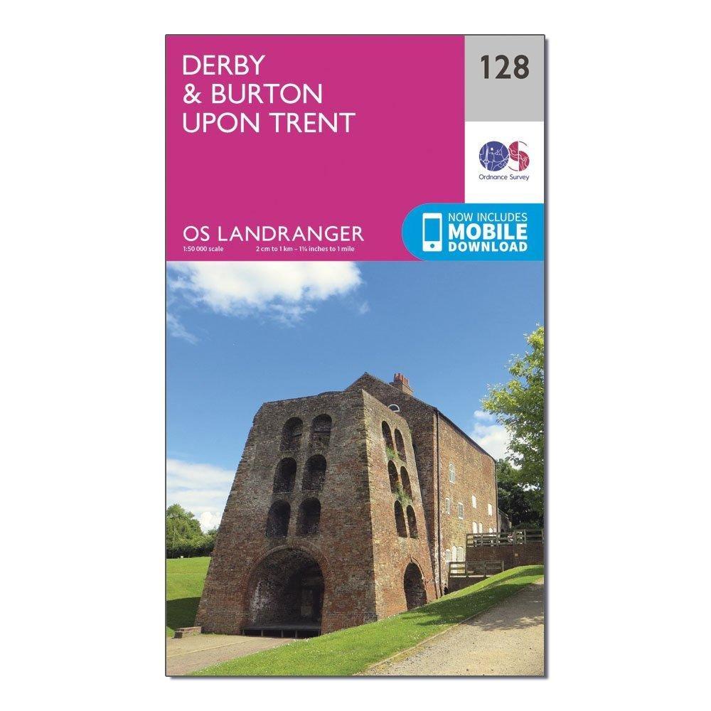 Landranger 128 Derby & Burton upon Trent Map With Digital Version - Image 4
