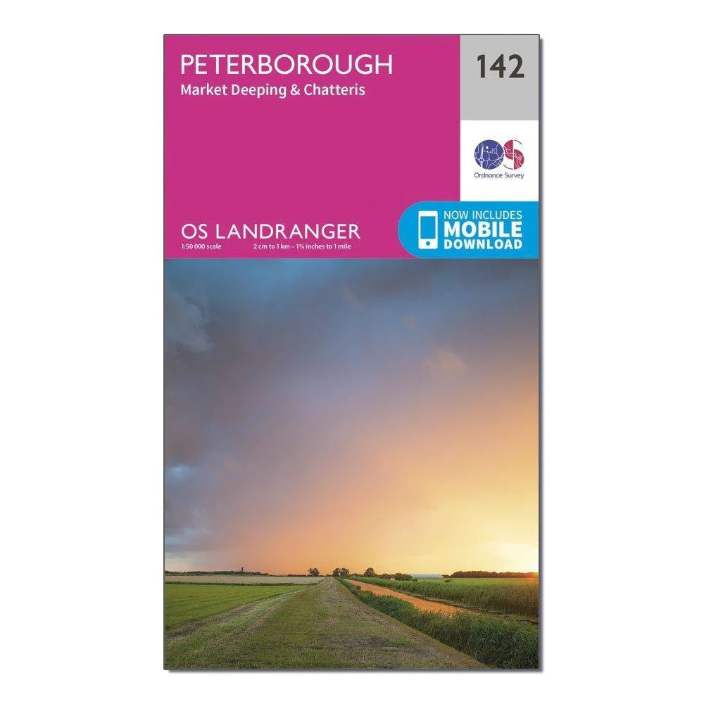Landranger 142 Peterborough, Market Deeping & Chatteris Map With Digital Version - Image 4