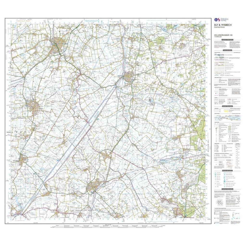 Landranger 143 Ely & Wisbech, Downham Market Map With Digital Version - Image 3