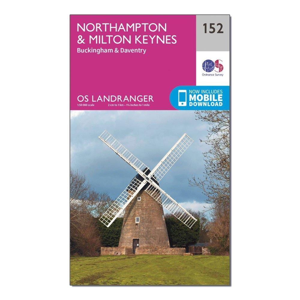 Landranger 152 Northampton & Milton Keynes, Buckingham & Daventry Map With Digital Version - Image 4