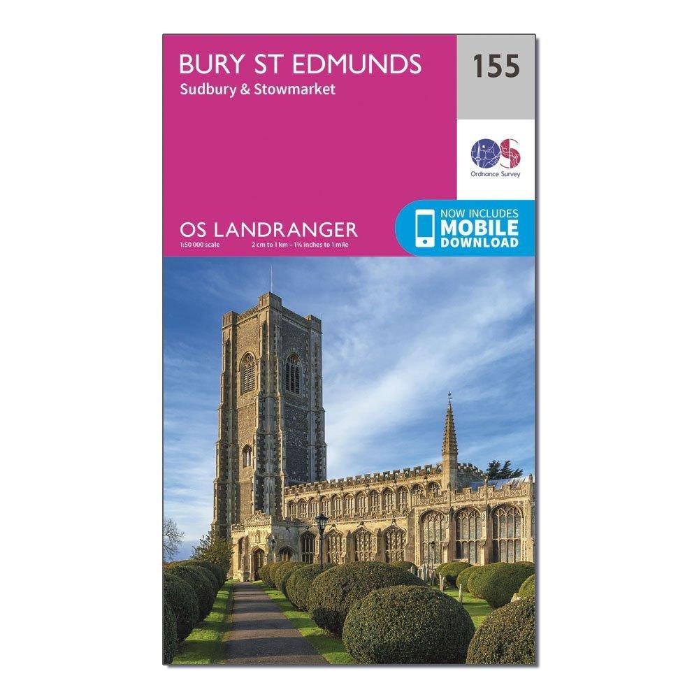 Landranger 155 Bury St Edmunds, Sudbury & Stowmarket Map With Digital Version - Image 4