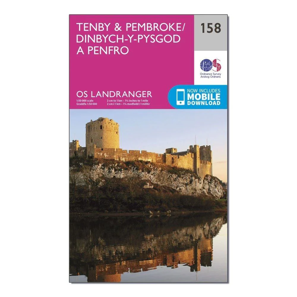 Landranger 158 Tenby & Pembroke Map With Digital Version - Image 4