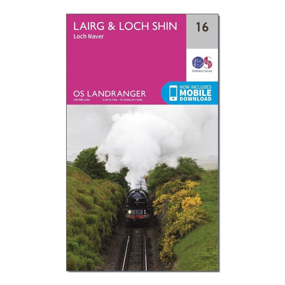 Landranger 16 Lairg & Loch Shin, Loch Naver Map With Digital Version - Image 4
