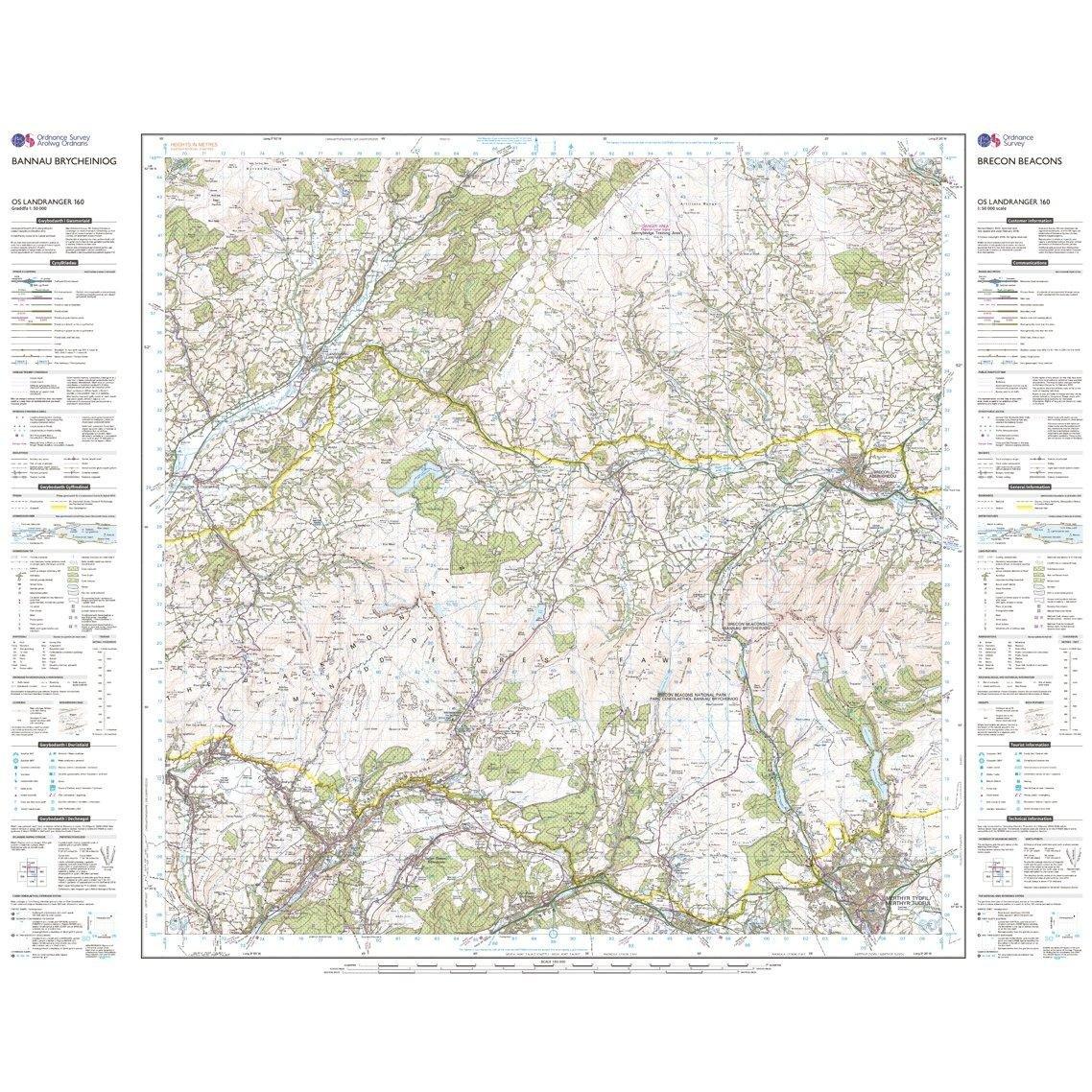 Landranger 160 Brecon Beacons Map With Digital Version - Image 3