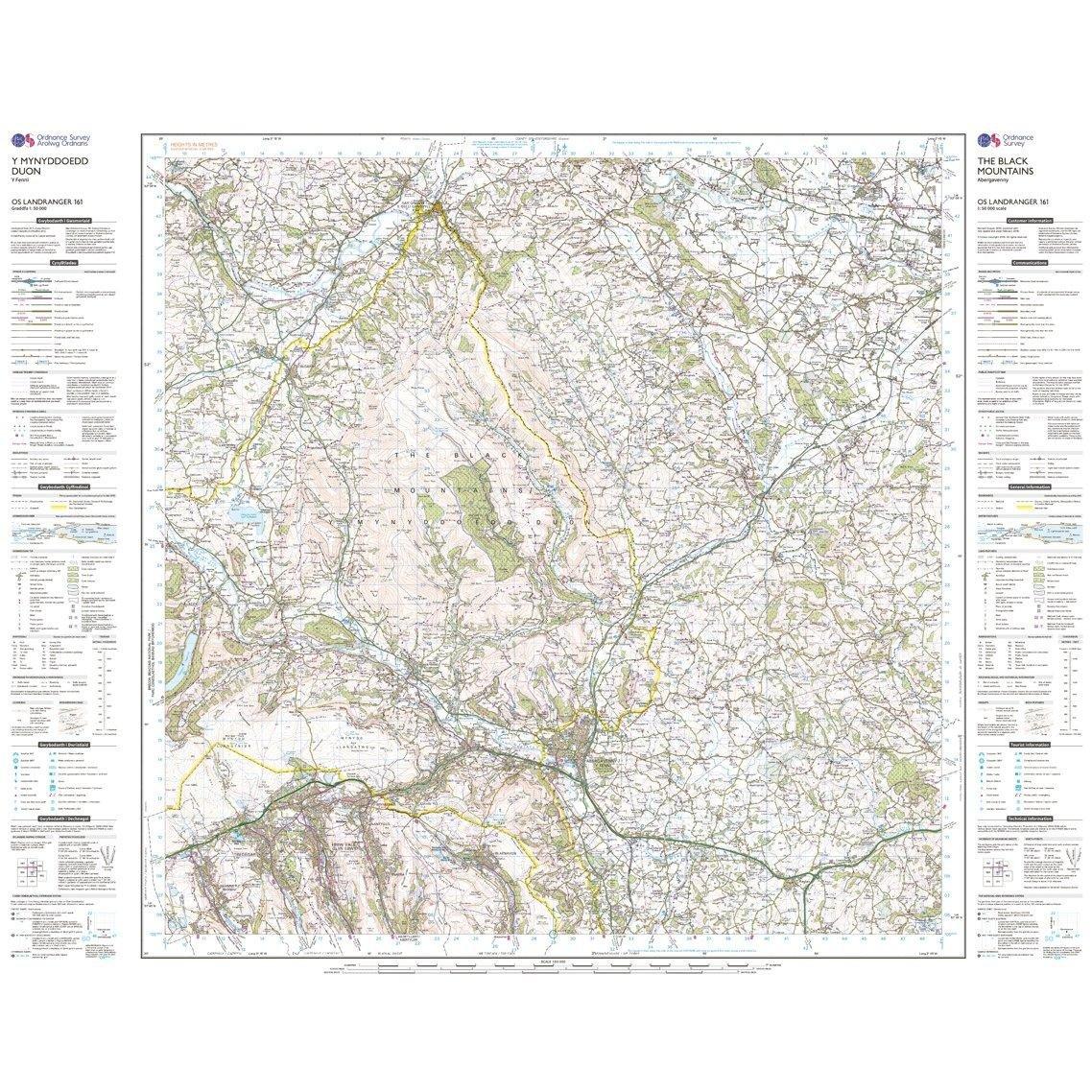Landranger 161 The Black Mountains Map With Digital Version - Image 3