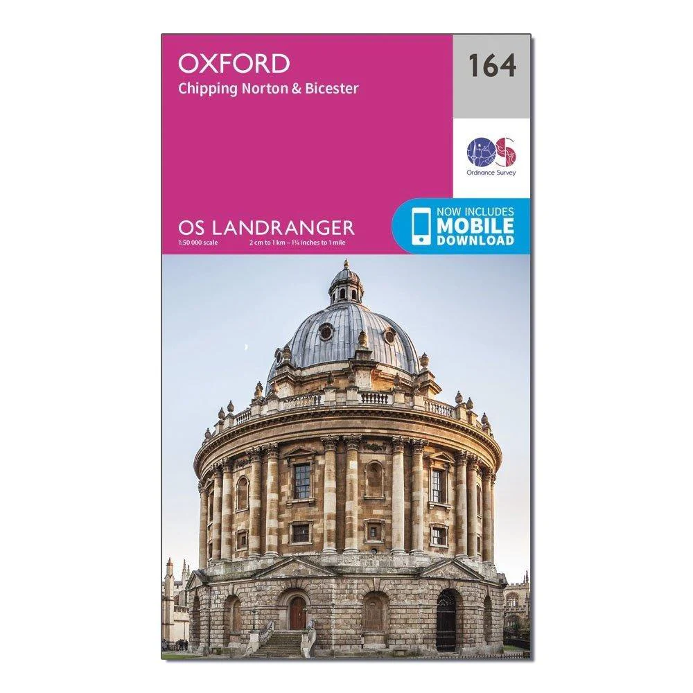 Landranger 164 Oxford, Chipping Norton & Bicester Map With Digital Version - Image 4