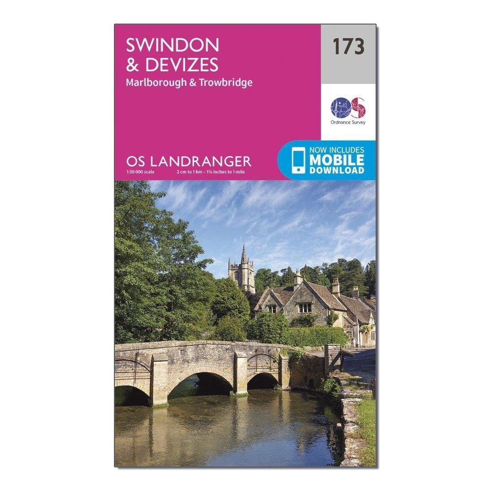 Landranger 173 Swindon & Devizes, Marlborough & Trowbridge Map With Digital Version - Image 4