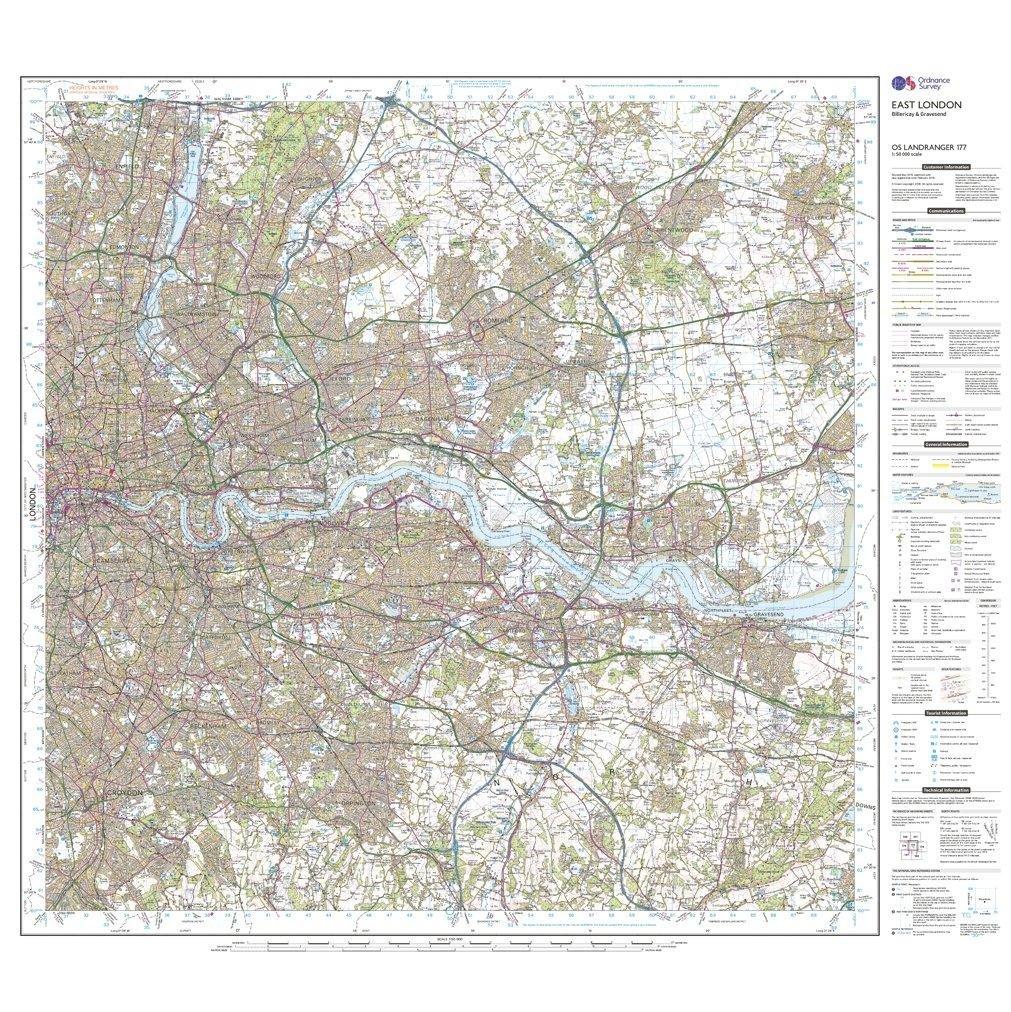 Landranger 177 East London, Billericay & Gravesend Map With Digital Version - Image 3