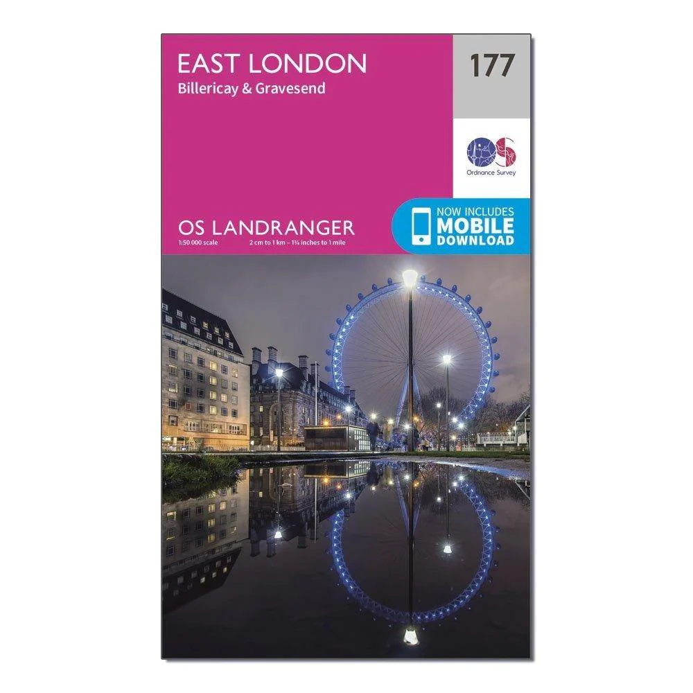 Landranger 177 East London, Billericay & Gravesend Map With Digital Version - Image 4