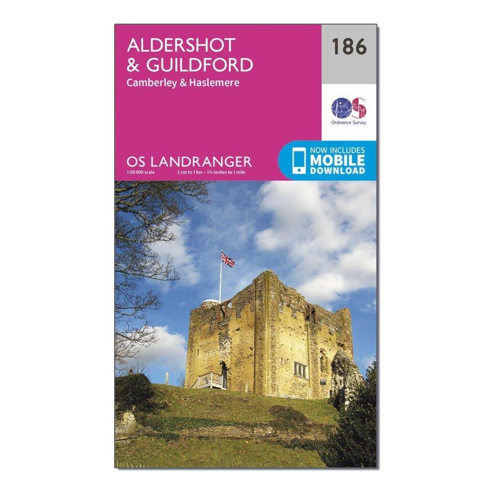 Landranger 186 Aldershot & Guildford, Camberley & Haslemere Map With Digital Version - Image 4