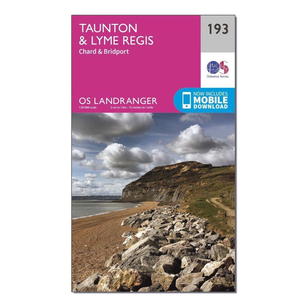 Landranger 193 Taunton & Lyme Regis, Chard & Bridport Map With Digital Vers - Image 4