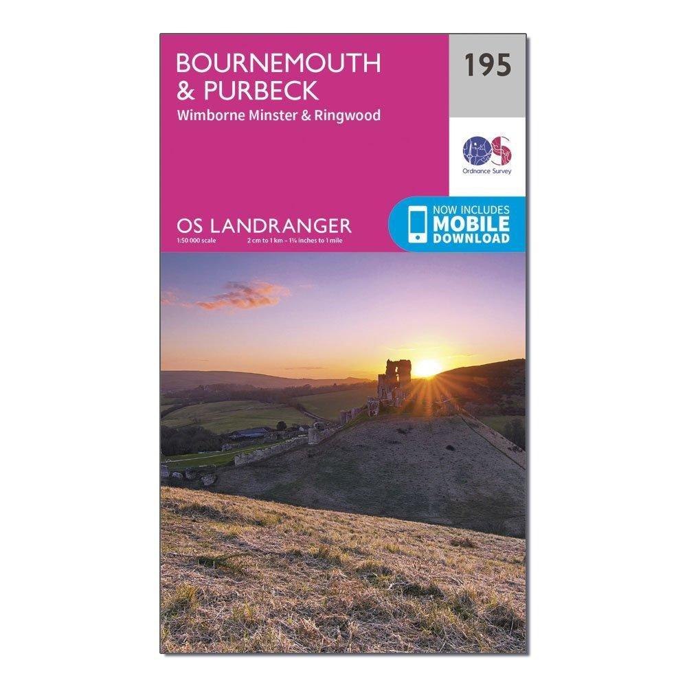 Landranger 195 Bournemouth & Purbeck, Wimborne Minster & Ringwood Map With Digital Version - Image 4