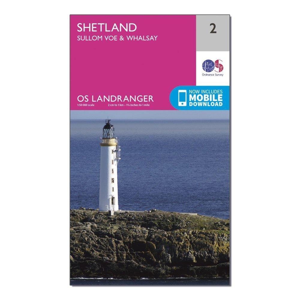Landranger 2 Shetland  Sullom Voe  Whalsay Map With Digital Version - Image 4