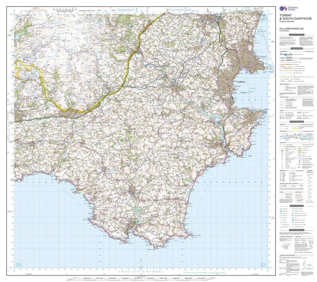 Landranger 202 Torbay & South Dartmoor, Totnes & Salcombe Map With Digital Version - Image 3