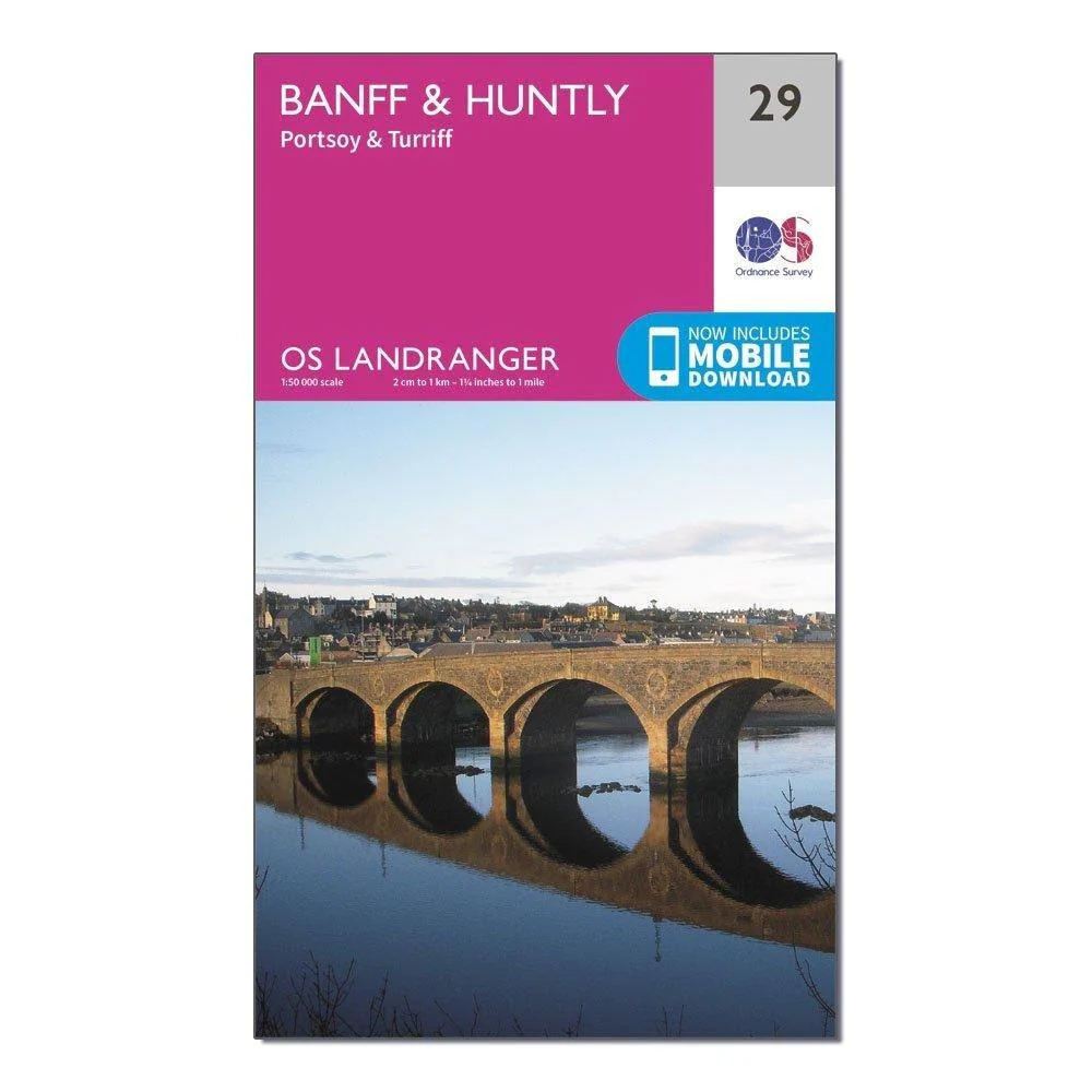 Landranger 29 Banff & Huntly, Portsoy & Turriff Map With Digital Version - Image 4