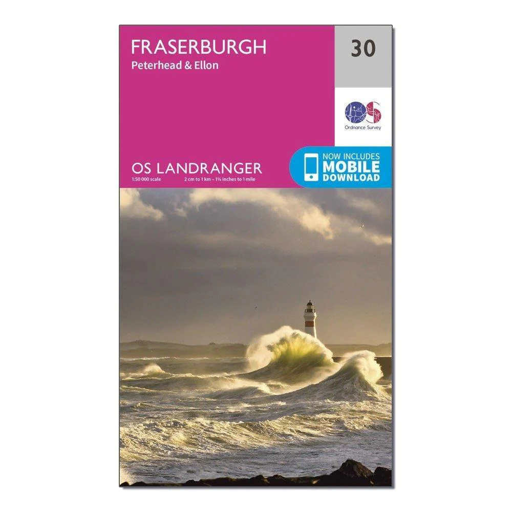 Landranger 30 Fraserburgh, Peterhead & Ellon Map With Digital Version - Image 4