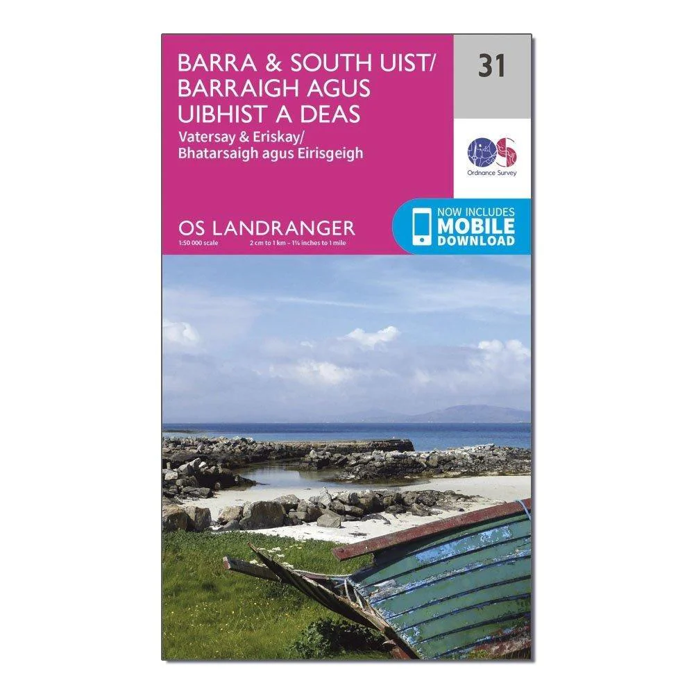Landranger 31 Barra & South Uist, Vatersay & Eriskay Map With Digital Version - Image 4
