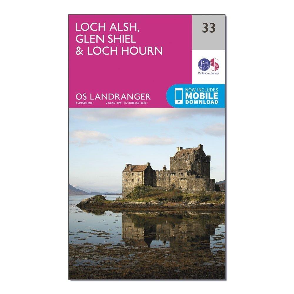 Landranger 33 Loch Alsh, Glen Shiel & Loch Hourn Map With Digital Version - Image 4