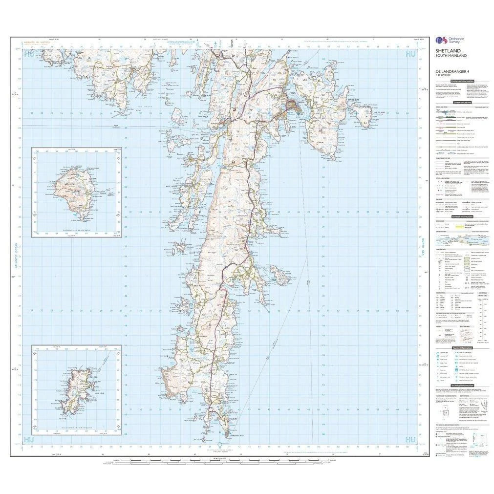 Landranger 4 Shetland South Mainland Map With Digital Version - Image 3
