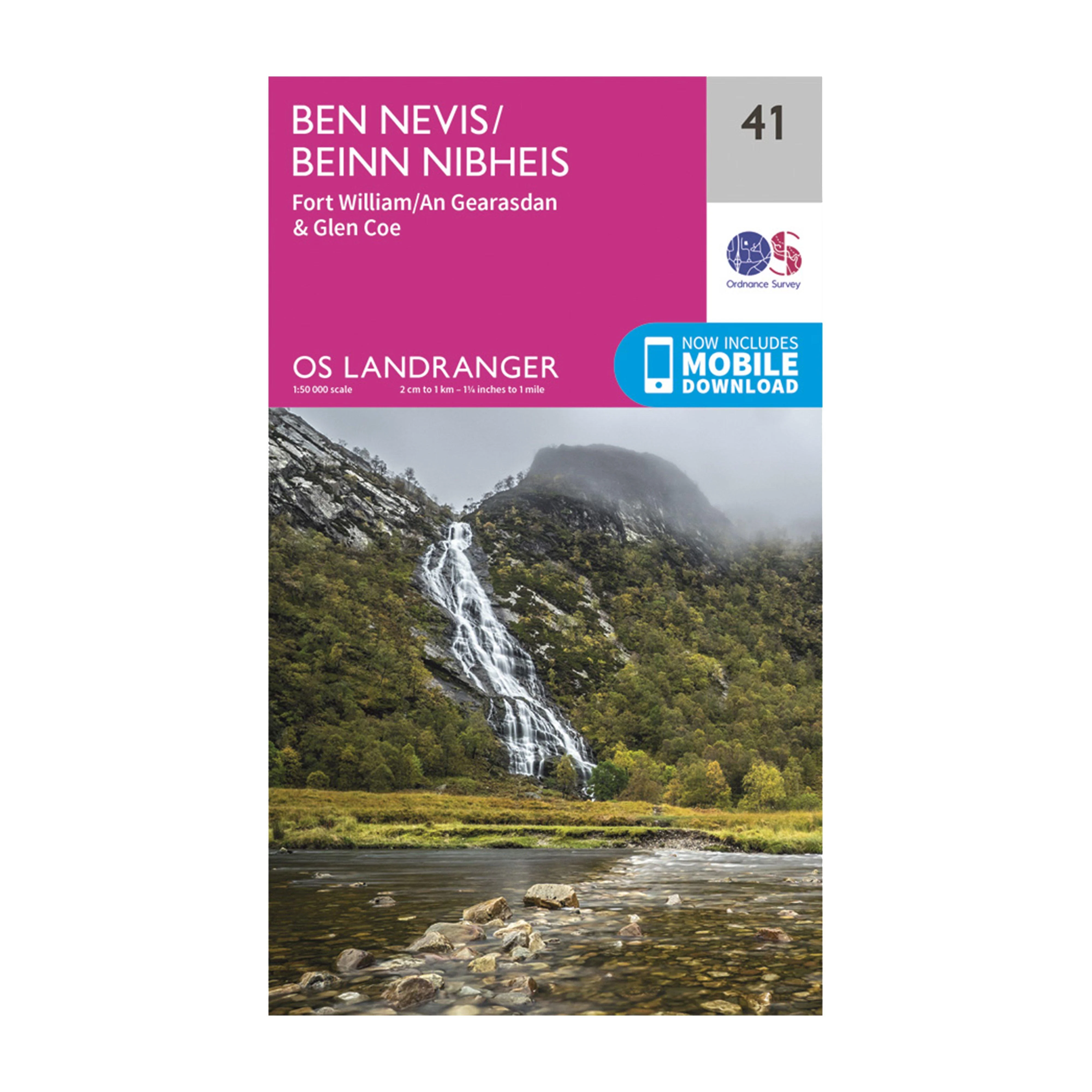 Landranger 41 Ben Nevis, Fort William & Glen Coe Map With Digital Version - Image 4