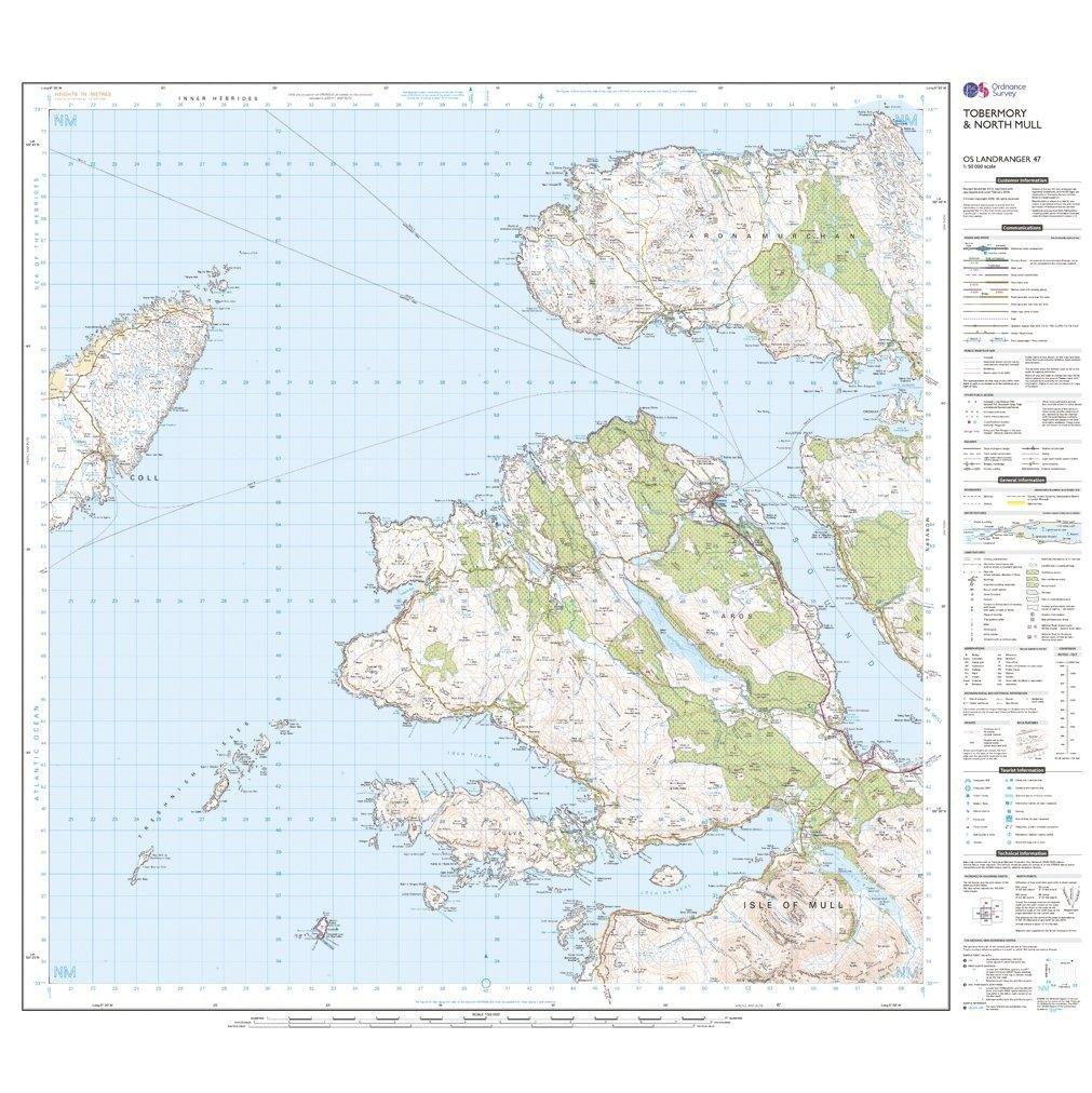 Landranger 47 Tobermory  North Mull Map With Digital Version - Image 3