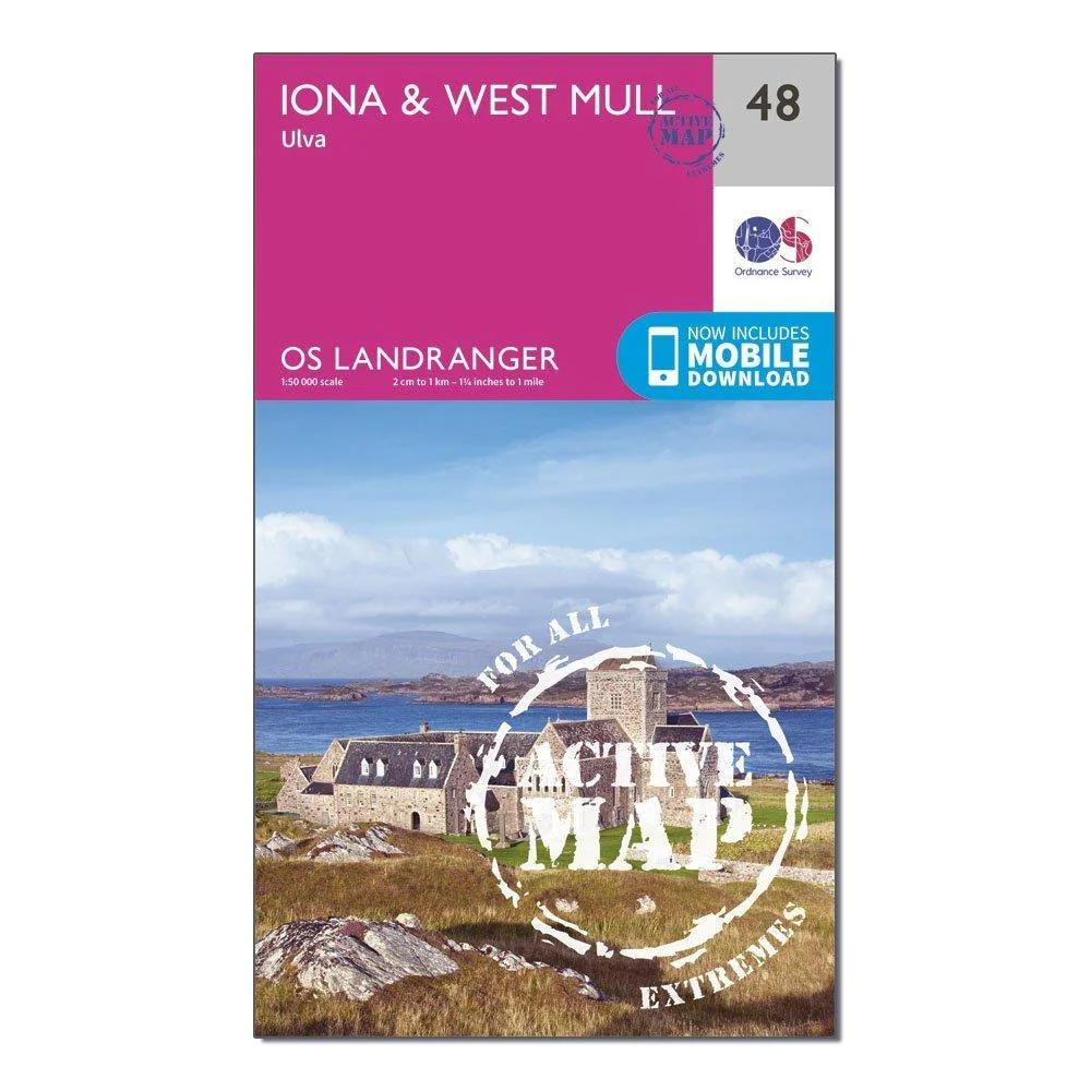 Landranger 48 Iona & West Mull, Ulva Map With Digital Version - Image 4