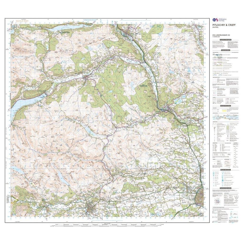 Landranger 52 Pitlochry & Crieff Map With Digital Version - Image 3