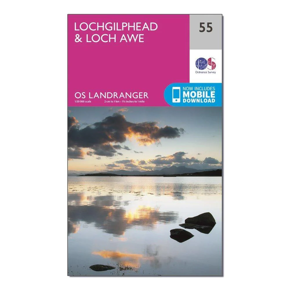 Landranger 55 Lochgilphead & Loch Awe Map With Digital Version - Image 4