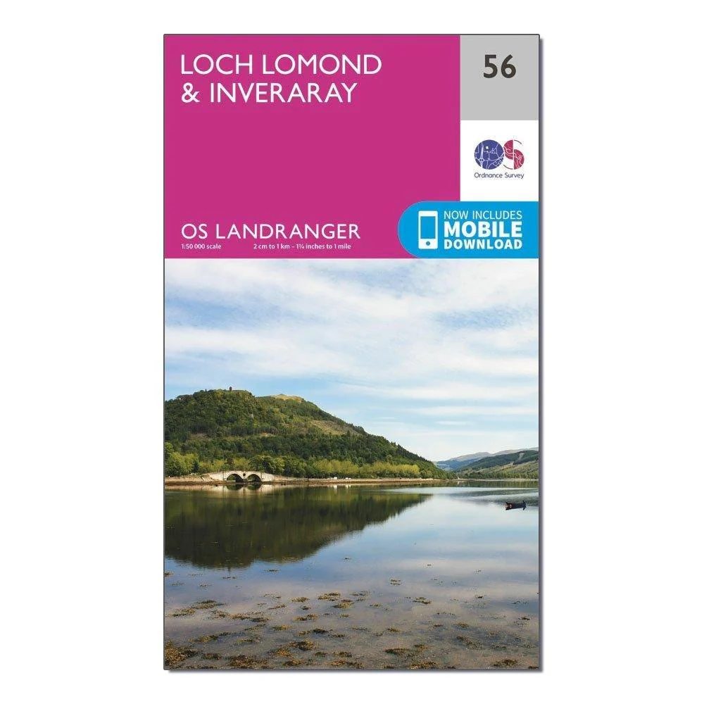 Landranger 56 Loch Lomond & Inveraray Map With Digital Version - Image 4