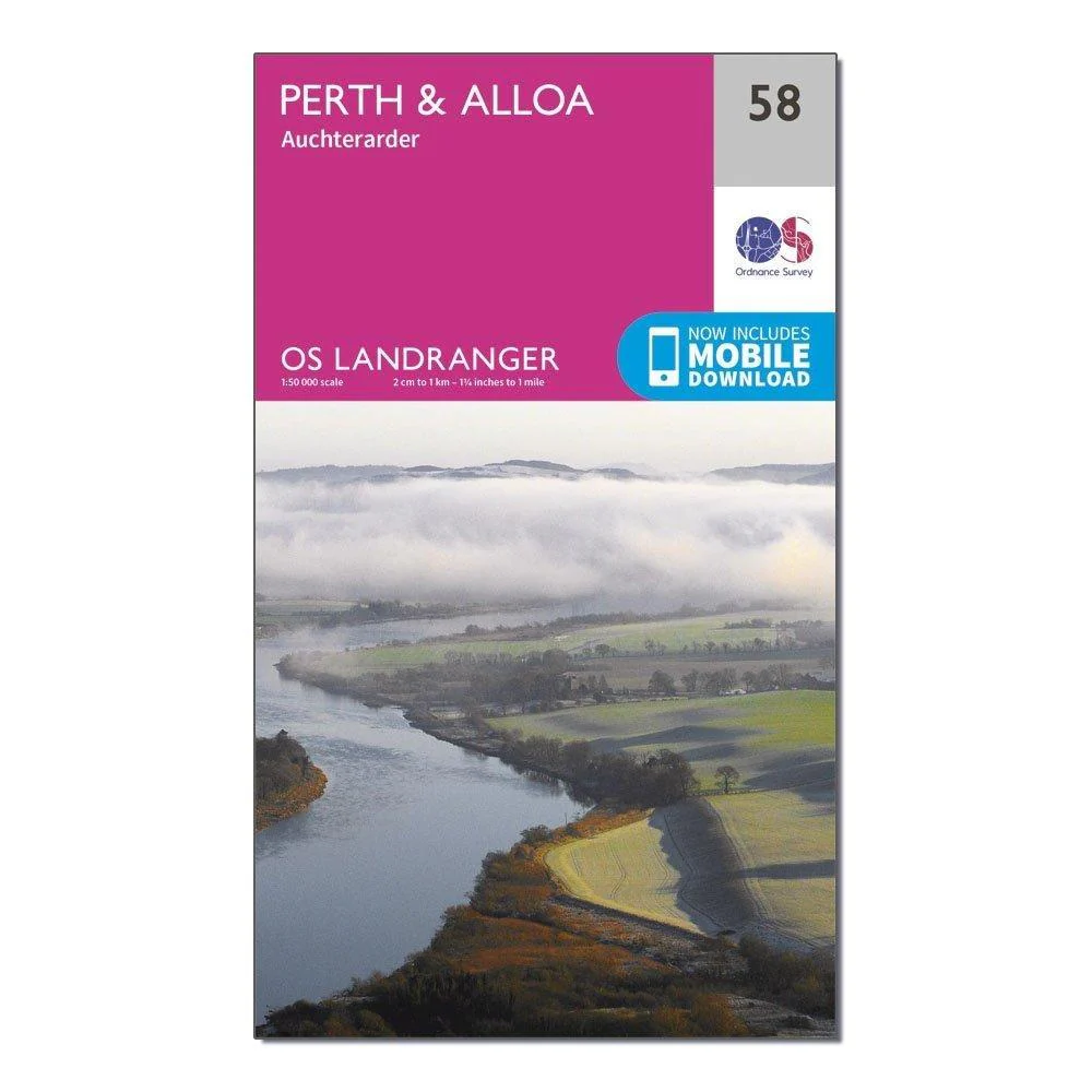Landranger 58 Perth & Alloa, Auchterarder Map With Digital Version - Image 4